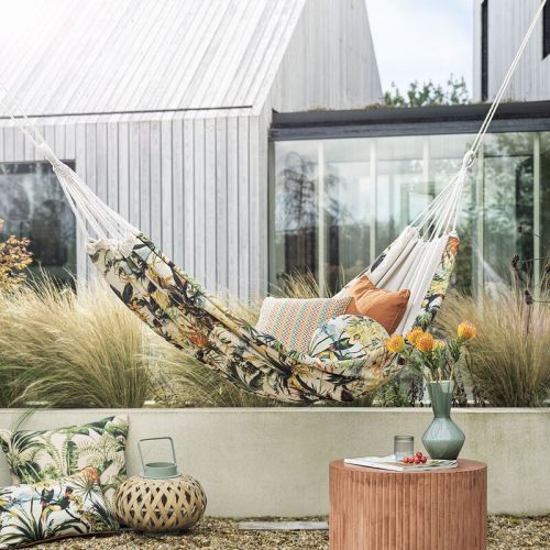 Tela hamaca jardín