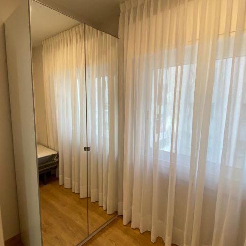 Cortinas y estores en reforma de vivienda