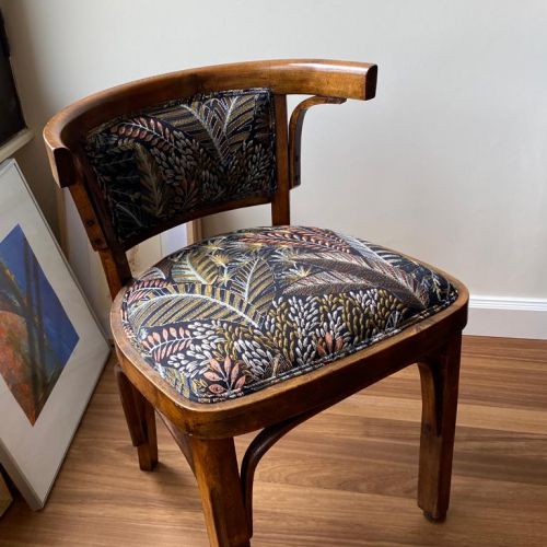 Silla tapizado vegetal