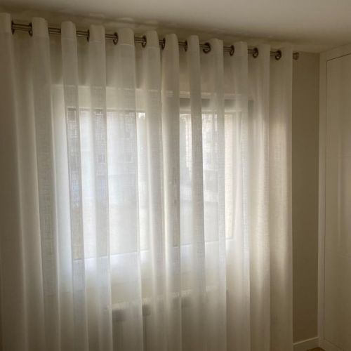 Cortina en vivienda